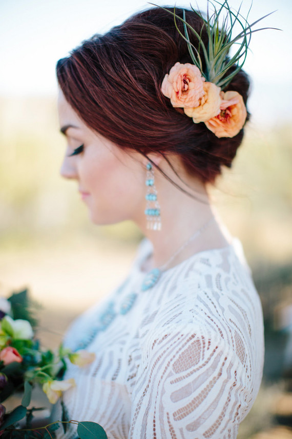 Floral hair clip