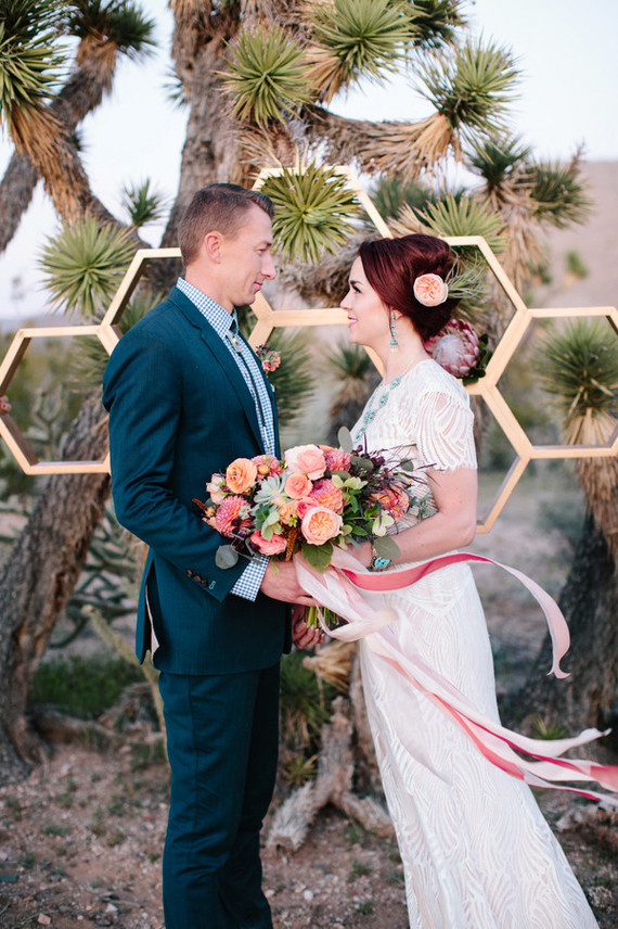 Colorful dahlia bouquet