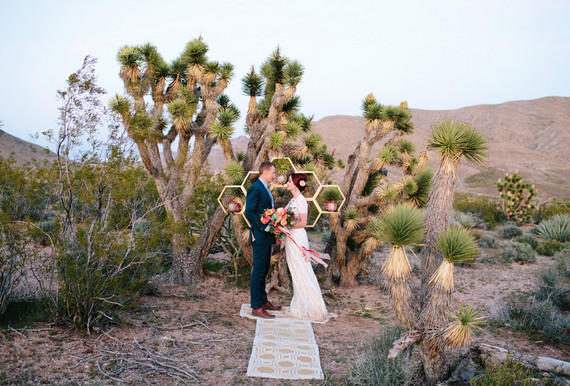 Mid-Century modern desert ceremony