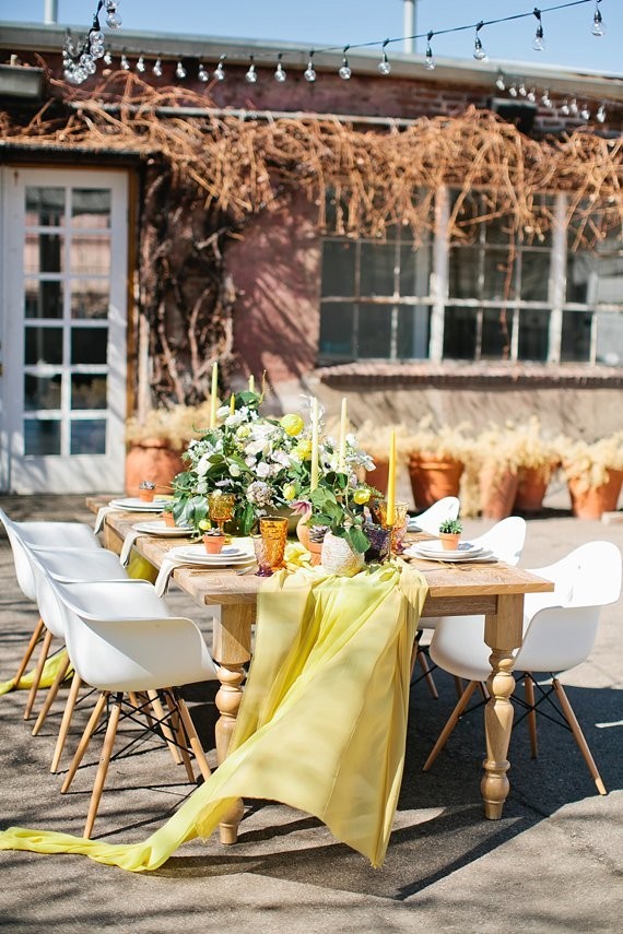 Spring tablescape