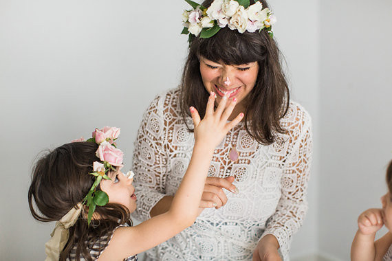 Mother daughter tea party by Bows and Arrows Flowers and NBarrett Photography | 100 Layer Cakelet Inspiration