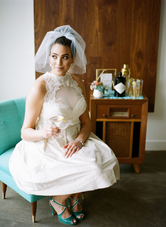 Short wedding dress