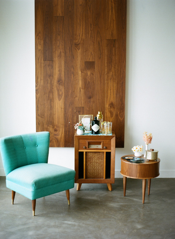 Mid-century modern wedding inspiration Inspiration