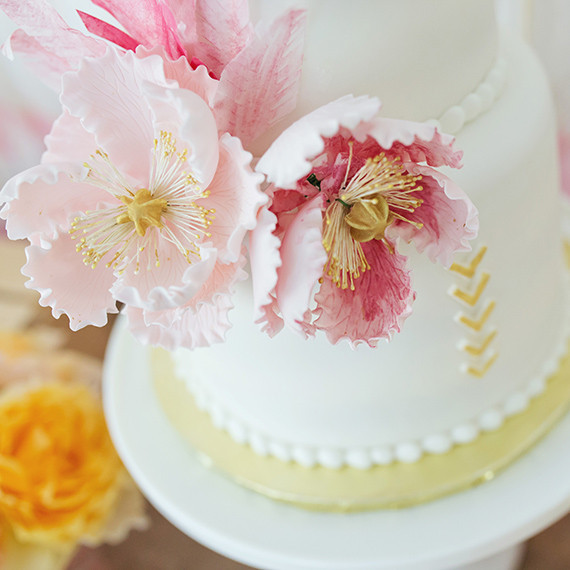 Peony Birthday Cake