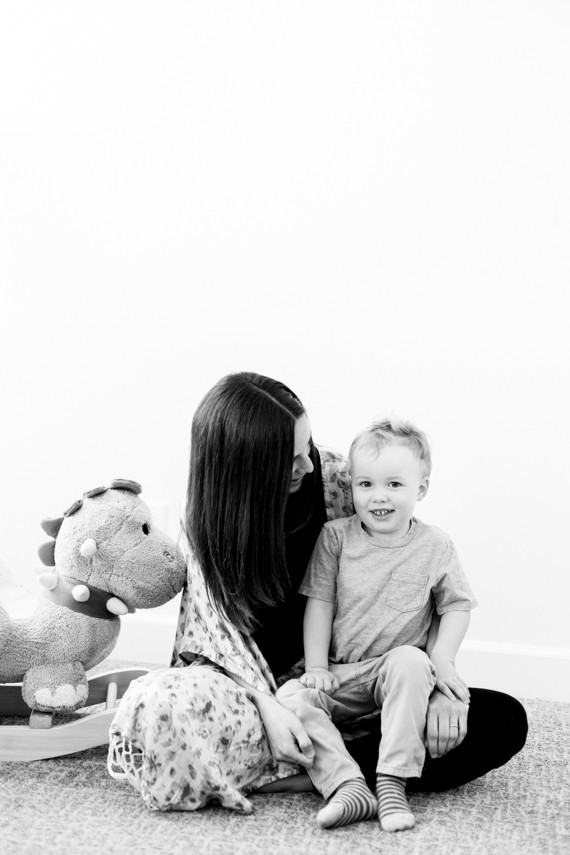 White nursery inspiration and newborn photos by Hello Pinecone