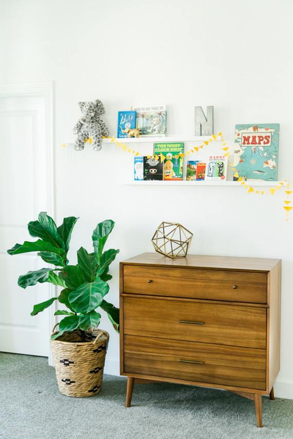 White nursery inspiration and newborn photos by Hello Pinecone