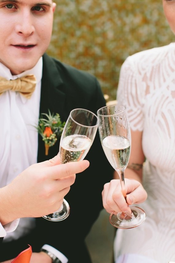 Geometric modern wedding inspiration