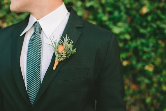 Grooms boutonniÃ¨re Inspiration