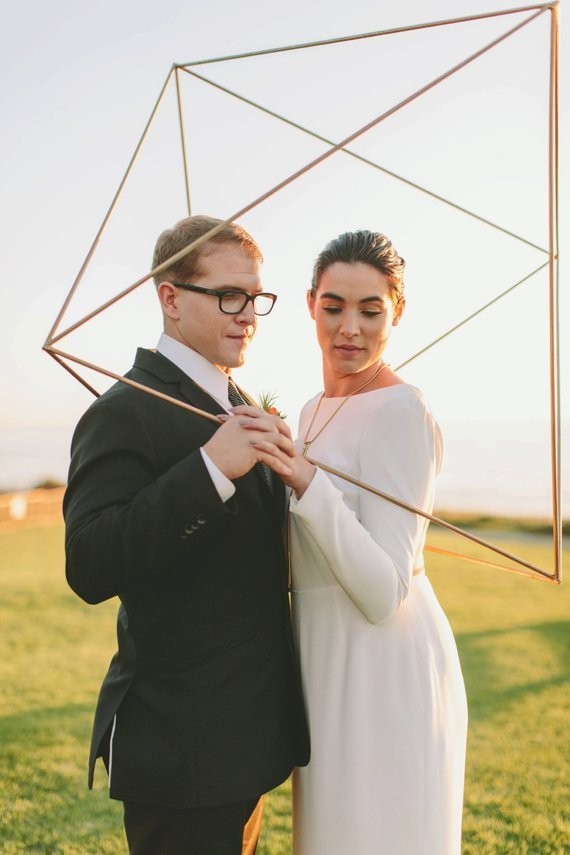 Seaside wedding portraits