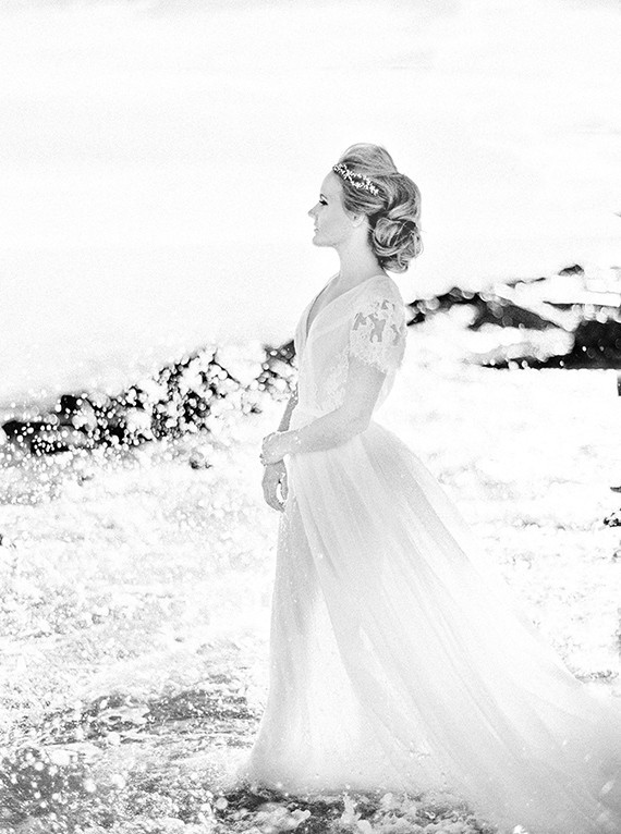 Romantic seaside wedding inspiration