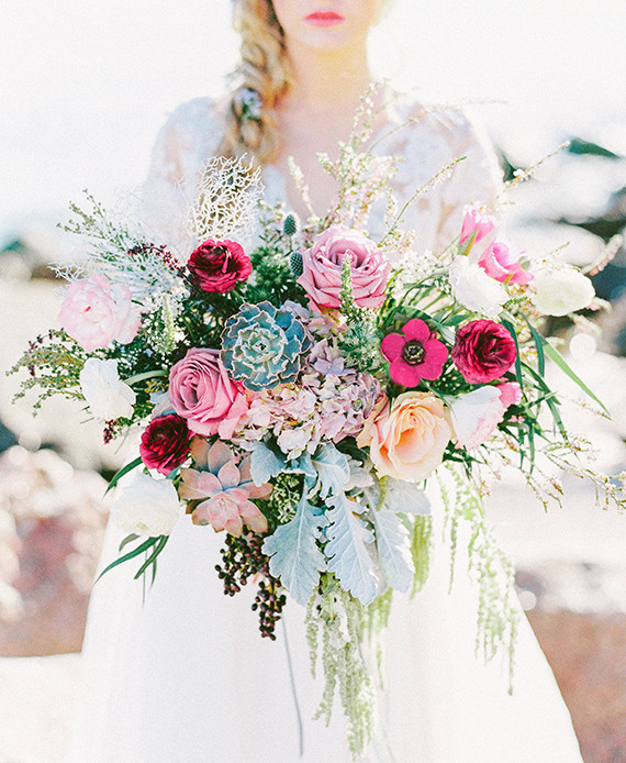 Red and pink bouquet
