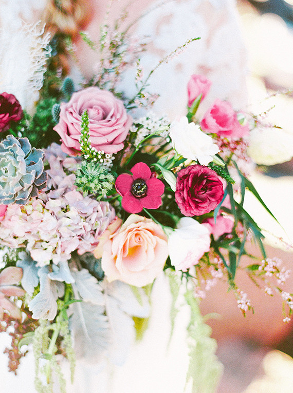 Red and pink bouquet