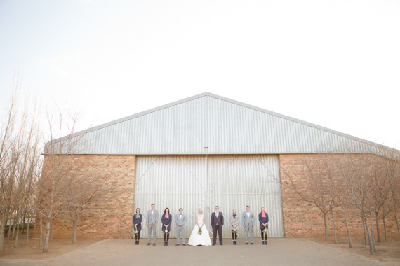 Colorful South African Wedding Party