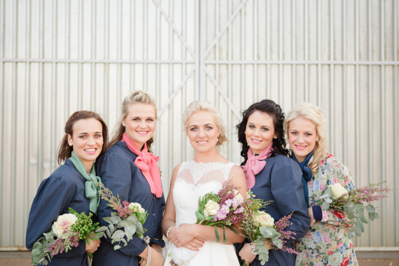 Colorful South African Wedding Bridesmaids