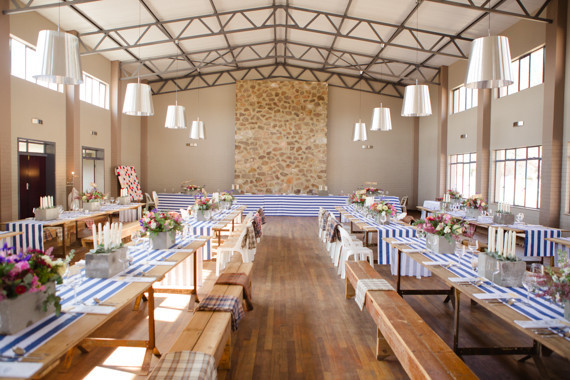 Colorful South African Wedding Reception