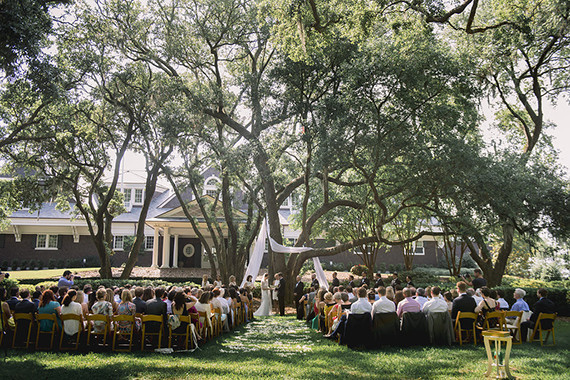Elegant Playful Charleston Wedding Ceremony Inspiration