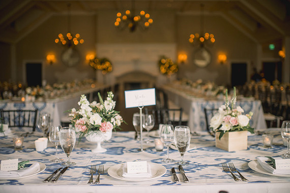 Elegant Charleston wedding tablescape