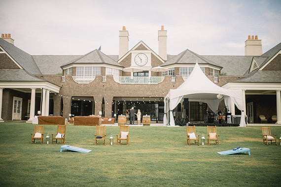 Outdoor Charleston wedding reception lounge