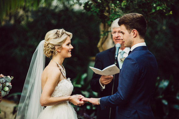 Modern Nebraska wedding ceremony