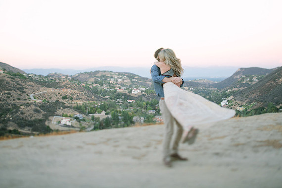 Malibu Sunset Engagement Shoot