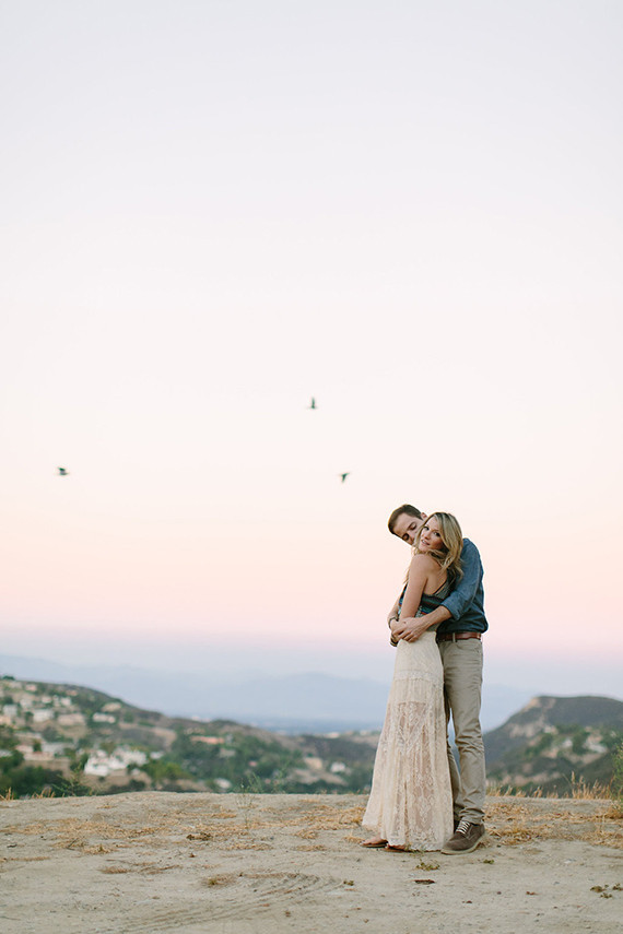 Malibu Sunset Engagement Shoot