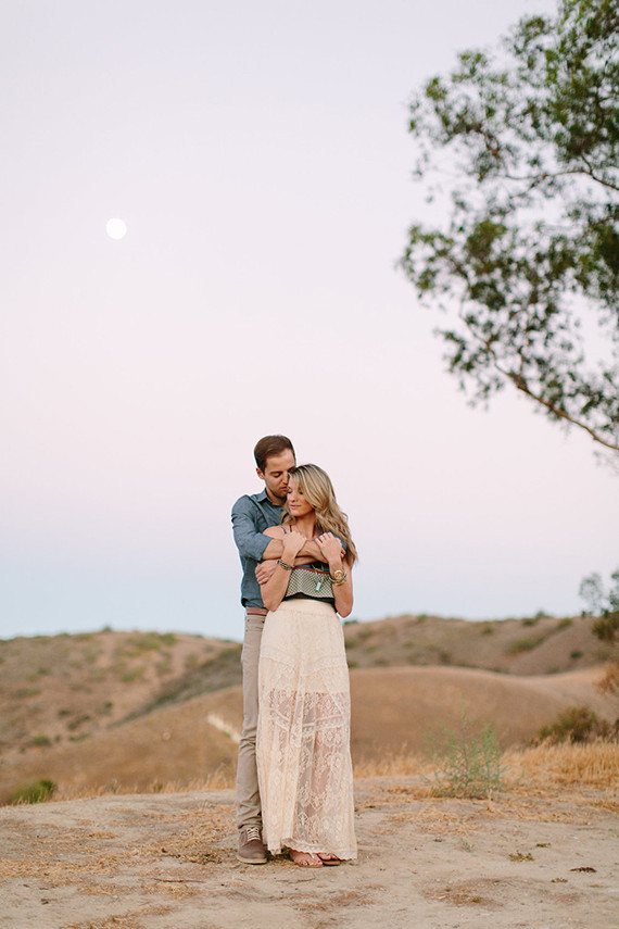 Malibu Sunset Engagement Shoot