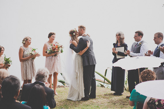 Colorful Bohemian Big Sur Wedding