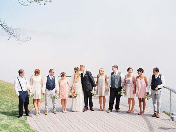 Colorful Bohemian Wedding Party