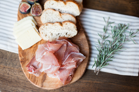 Intimate Restaurant Wedding Food