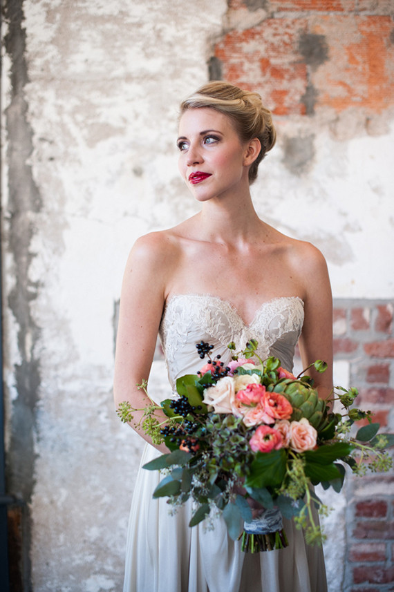 Elegant bride portrait