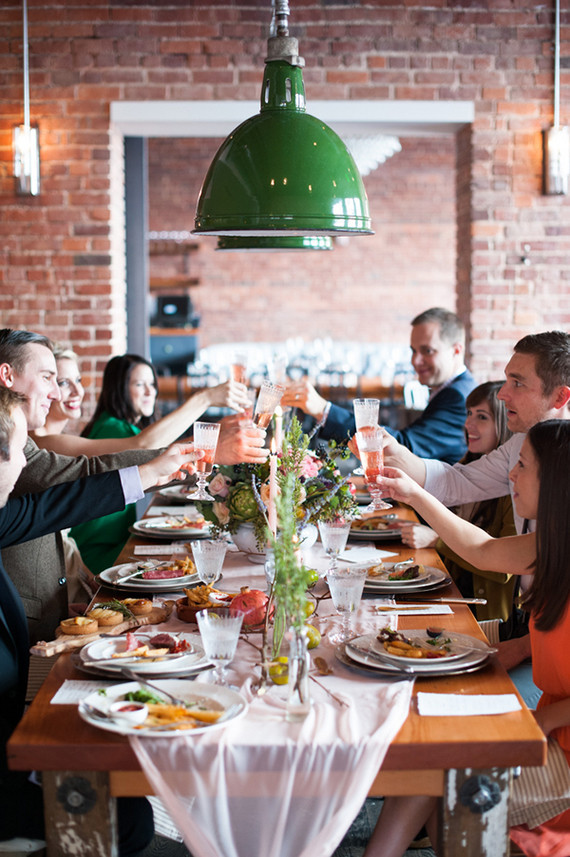 Intimate Restaurant Wedding