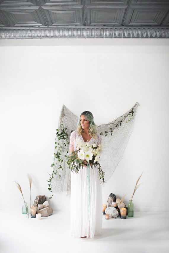 Bohemian Seaside Wedding Inspiration Bride
