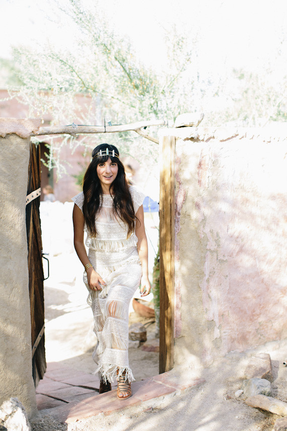 Bohemian desert bride