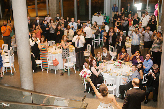 Modern Art Museum wedding reception