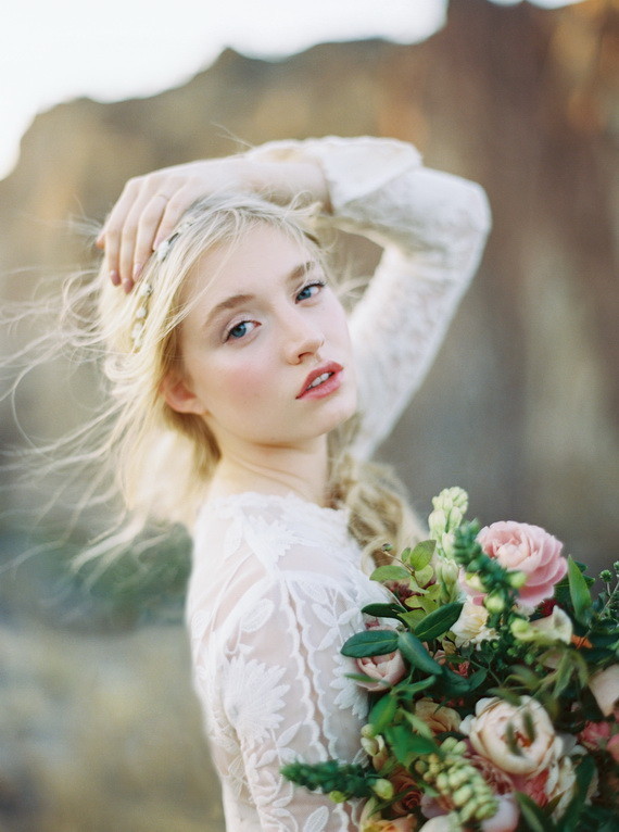 Organic Natural Oregon Wedding Inspiration Inspiration