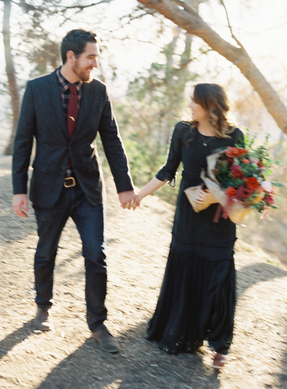Romantic Griffith Park Engagement Shoot