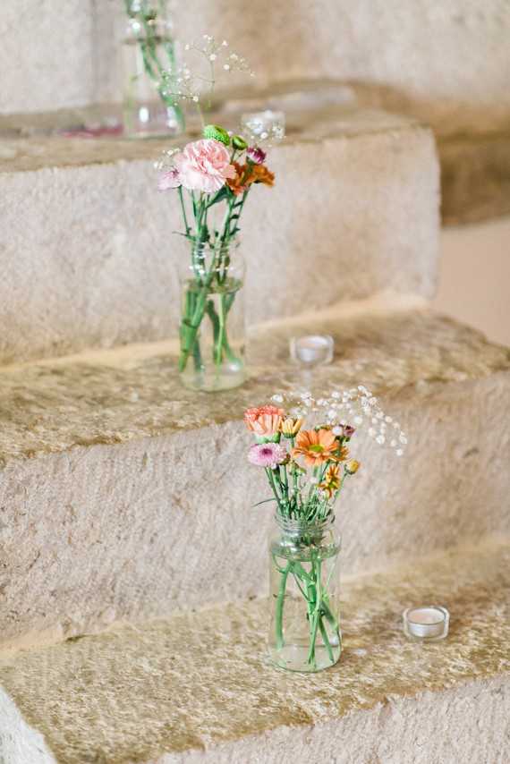 Delicate floral decor