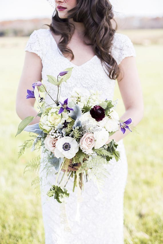 Old World Vintage Wedding Florals