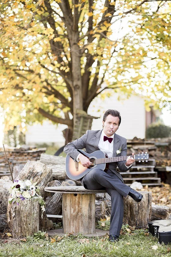 Old World Vintage Wedding Groom