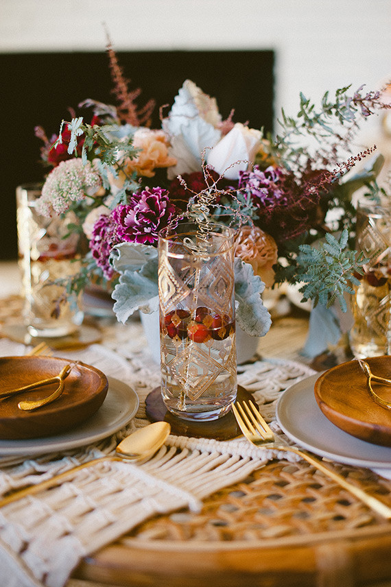 Bohemian New Years brunch inspiration