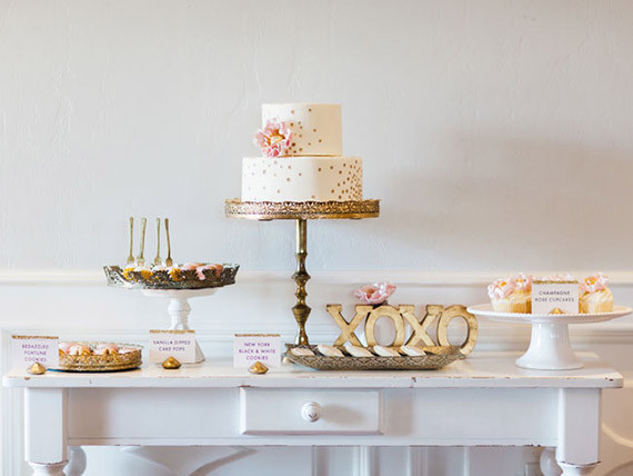 New Year's Bridal Shower Inspiration