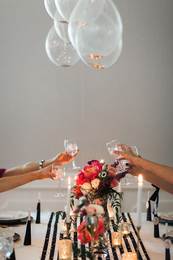 New Year's Bridal Shower Inspiration