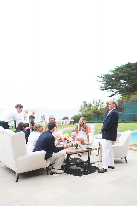 Intimate Malibu Wedding Reception