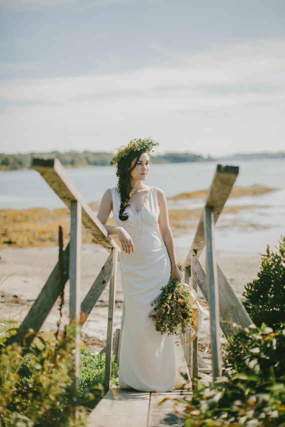 Golden Fall Coastal Wedding Inspiration