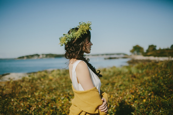 Golden Fall Coastal Wedding Inspiration