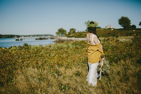 Golden Fall Coastal Wedding Inspiration
