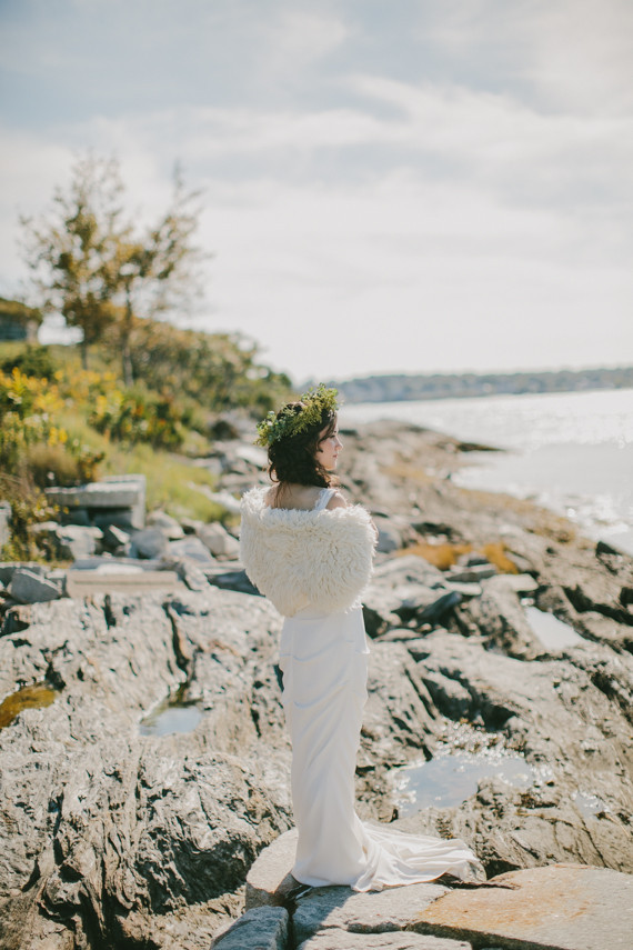 Golden Fall Coastal Wedding Inspiration