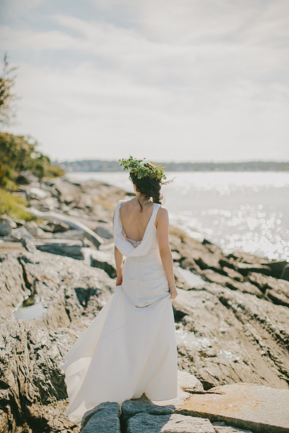 Golden Fall Coastal Wedding Inspiration
