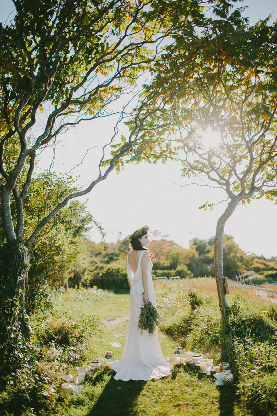 Golden Fall Coastal Wedding Inspiration
