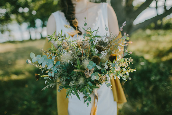 Golden Fall Coastal Wedding Inspiration